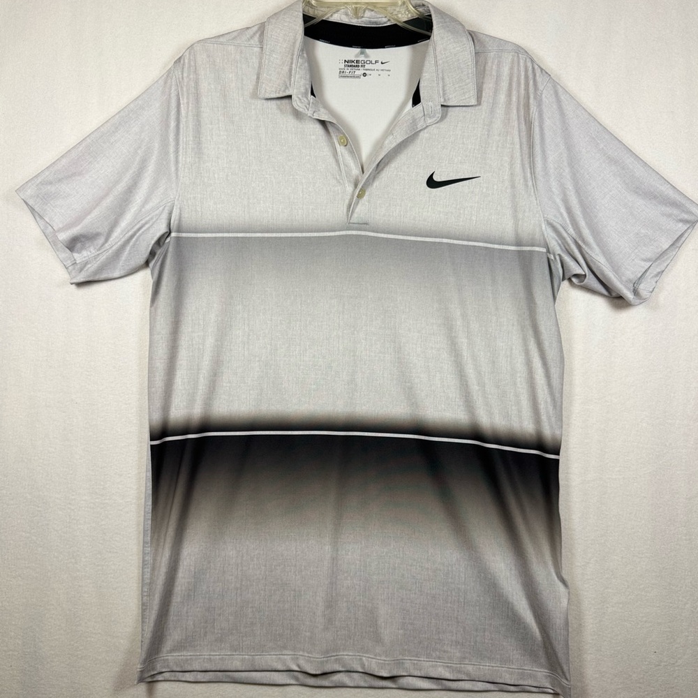 Nike Men’s Grey Gradient Golf Polo Shirt